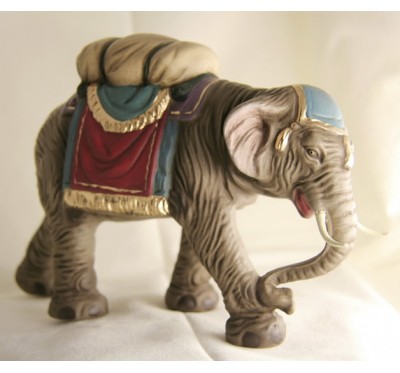 Elefant mit Gepäck, 11cm, auch zu 12cm passend