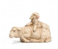 Schaf mit Lamm, 14cm